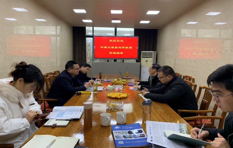 中南大学张利军教授来凯发k8旗舰作技术研讨